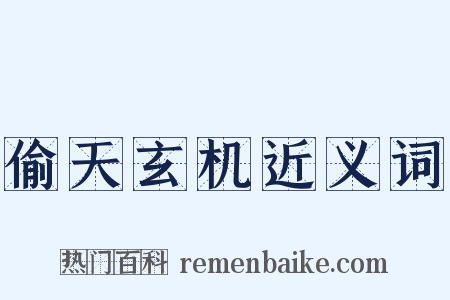 偷天玄机近义词是什么意思的图片